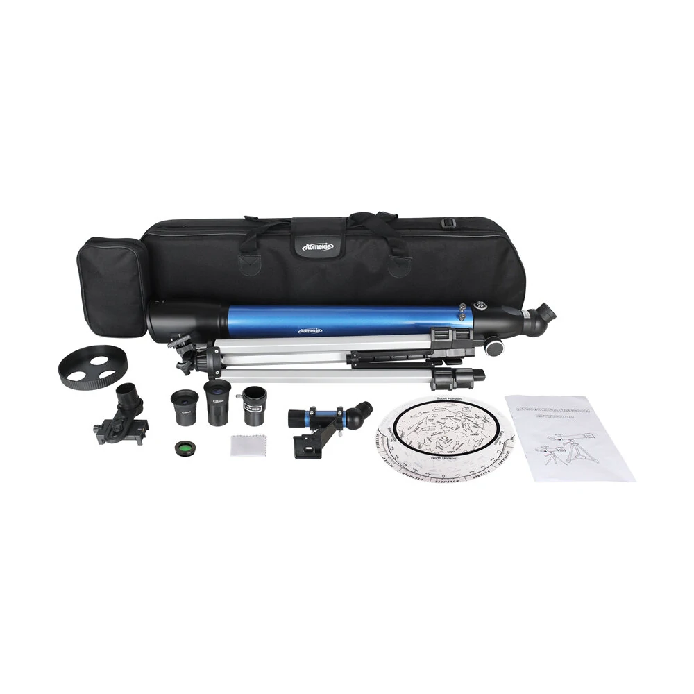 (image for) [US Direct] AOMEKIE 234X Telescopes 60mm Astronomical Telescope Set for Kids Adults Astronomy Beginners AO2011